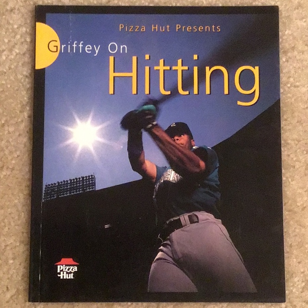 Vintage Pizza Hut Presents Griffey On Hitting Book, By Ken Griffey Jr., 1997